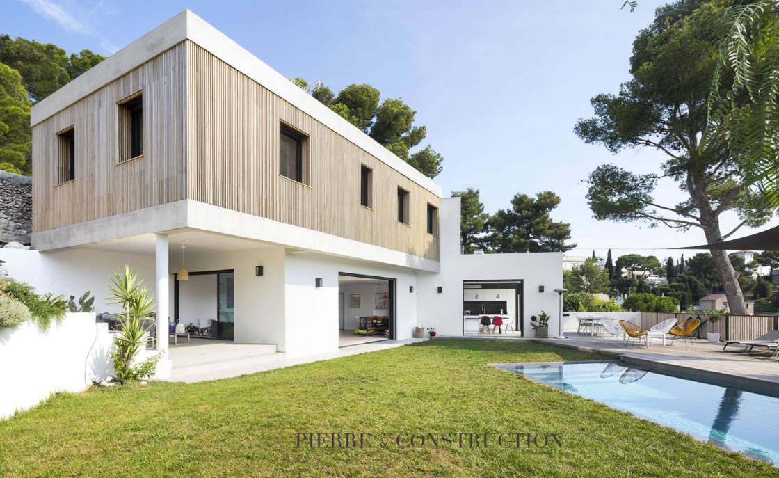 Maison d’architecte contemporaine dans les Bouches-du-Rhône