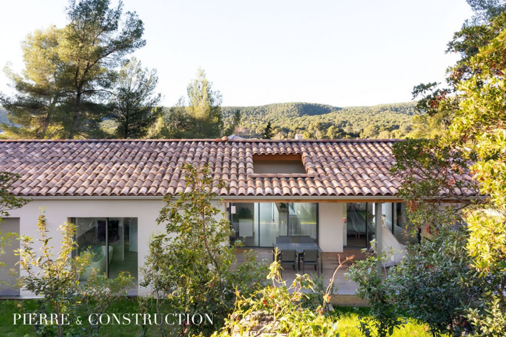 Construction d’une maison  moderne méditerranéenne à Cassis